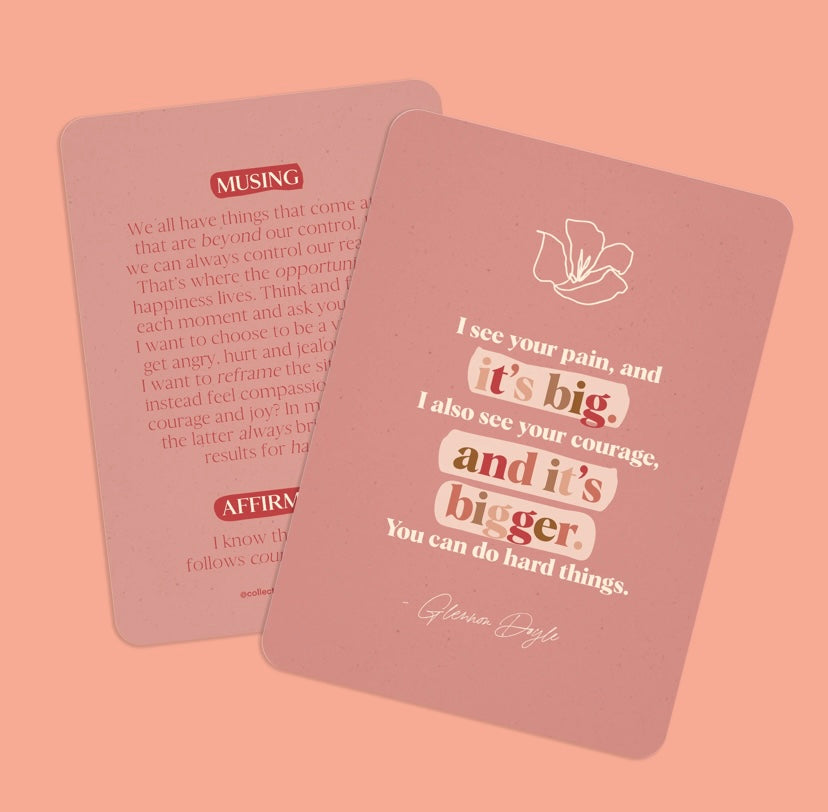 Collective Hub Affirmations to Guide Your Journey Box Card Set
