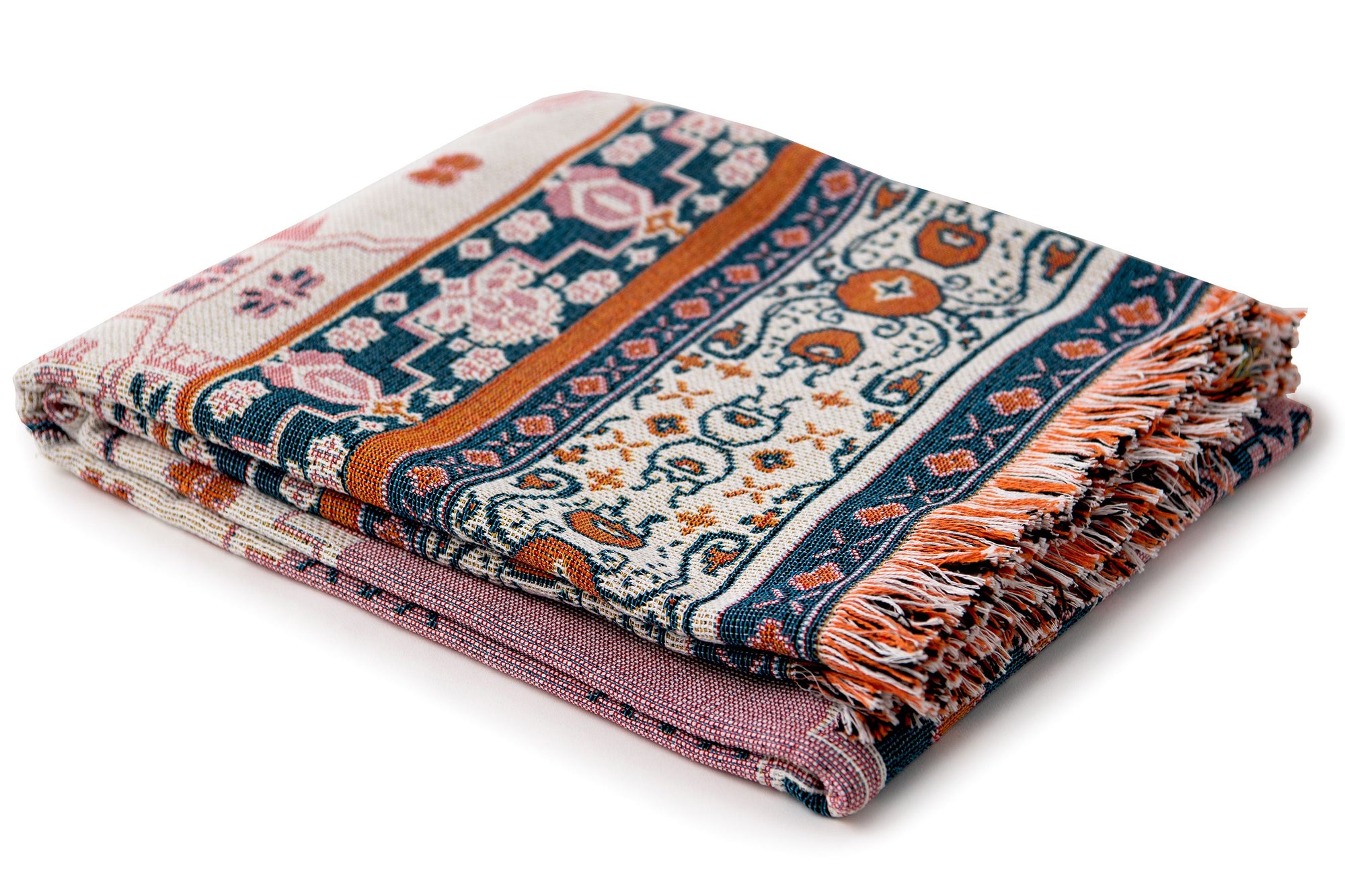 Hendeer 'STRAWBERRY FIELDS' WOVEN PICNIC RUG