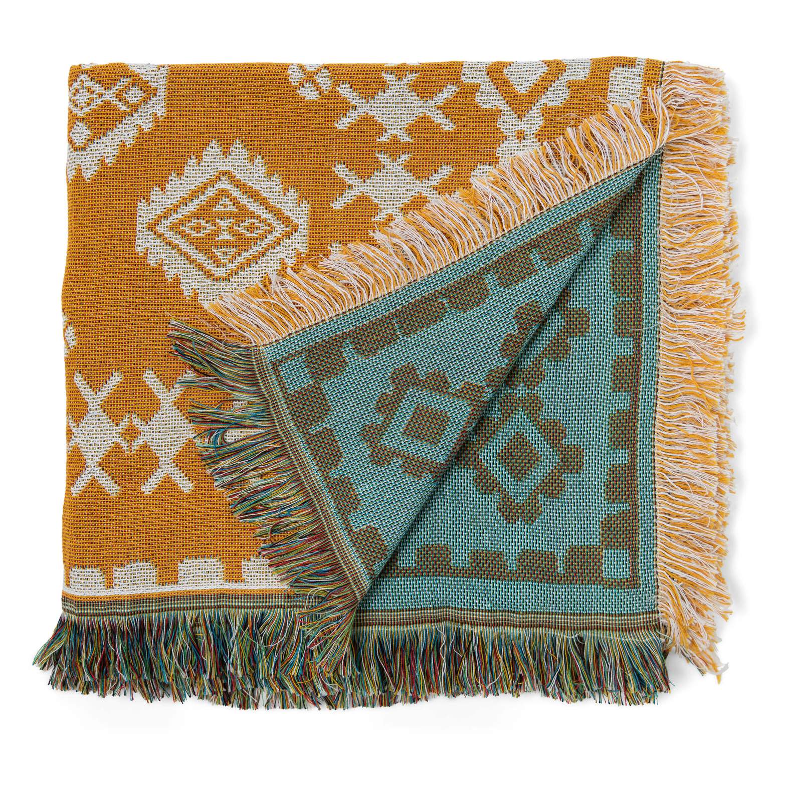 'GOOD DAY SUNSHINE' WOVEN PICNIC RUG/THROW