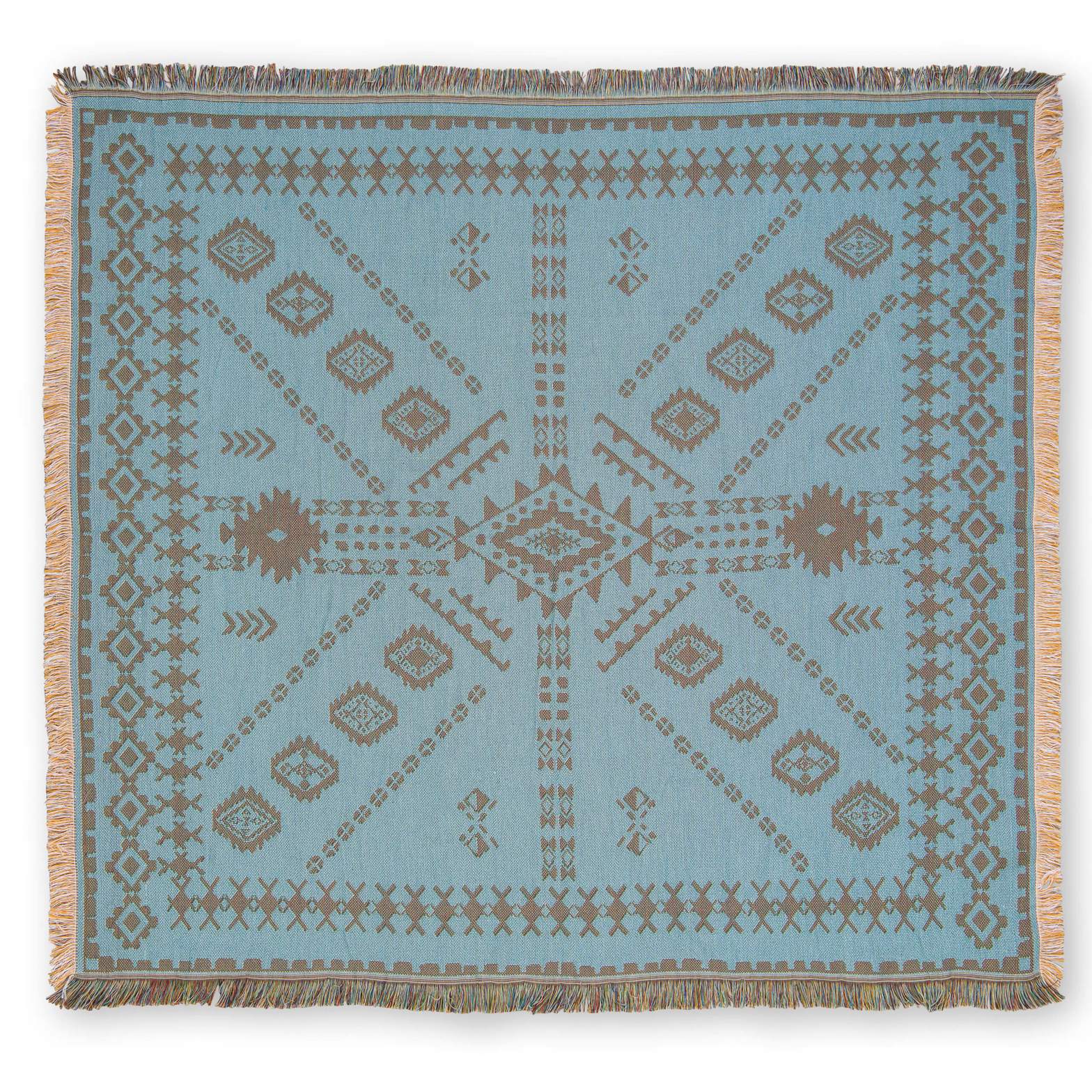 'GOOD DAY SUNSHINE' WOVEN PICNIC RUG/THROW