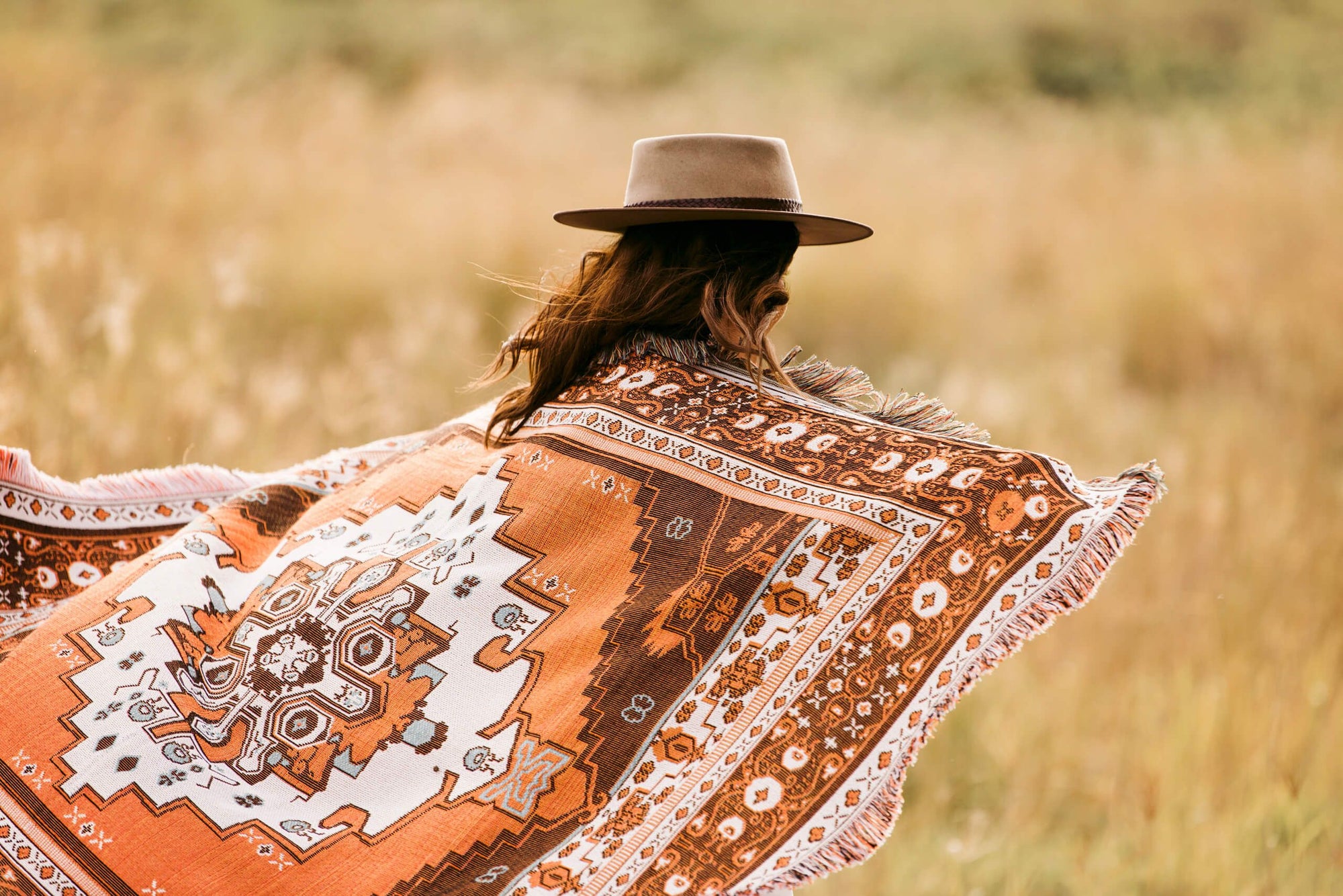 Hendeer 'NORWEGIAN WOOD' WOVEN PICNIC RUG