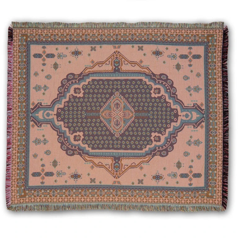 Hendeer 'TICKET TO RIDE' WOVEN PICNIC RUG