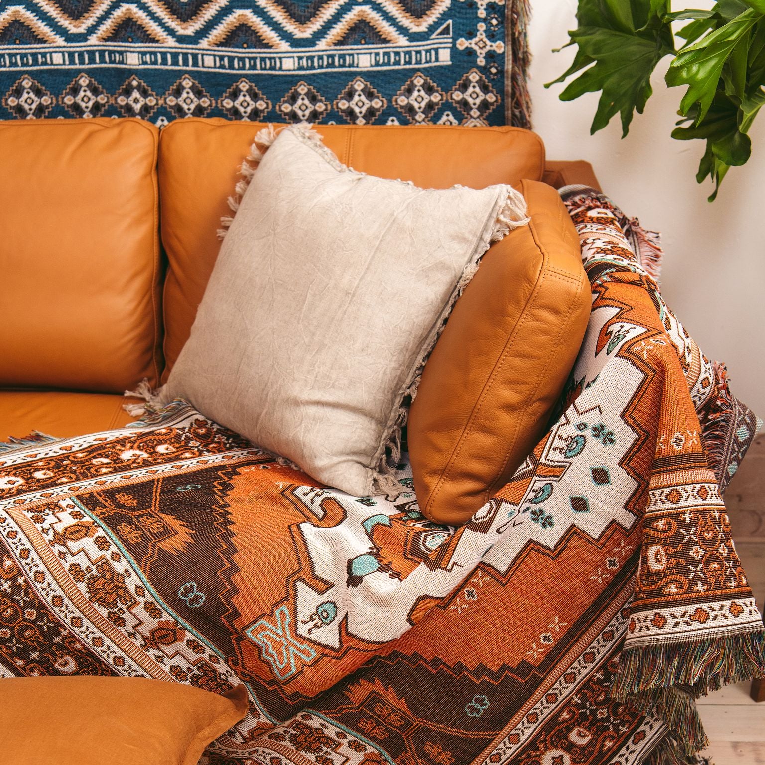 Hendeer 'NORWEGIAN WOOD' WOVEN PICNIC RUG
