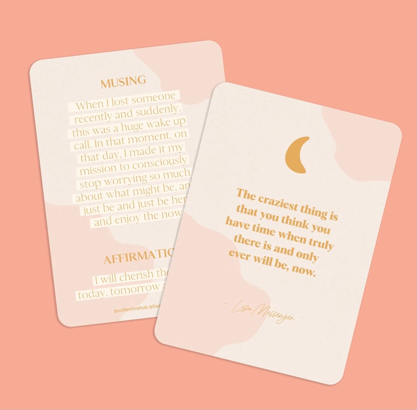 Collective Hub Affirmations to Guide Your Journey Box Card Set