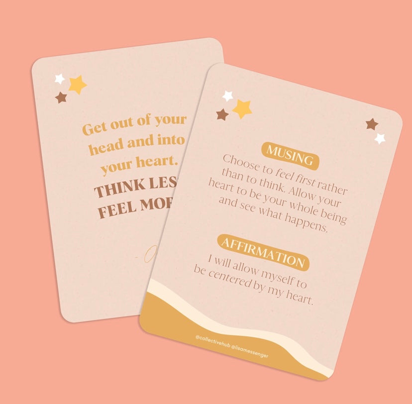 Collective Hub Affirmations to Guide Your Journey Box Card Set